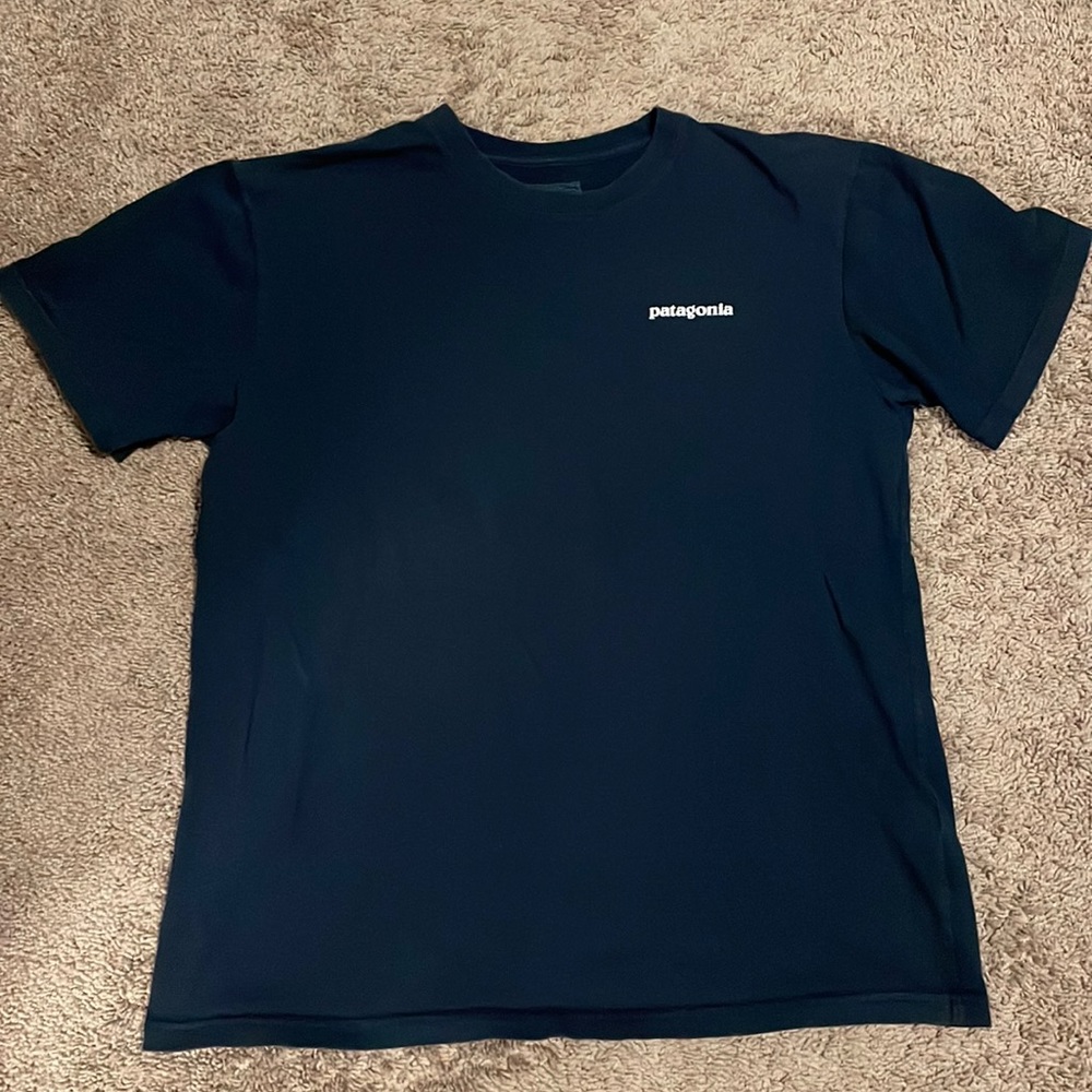 Navy Medium Patagonia Short Sleeve Tee Shirt